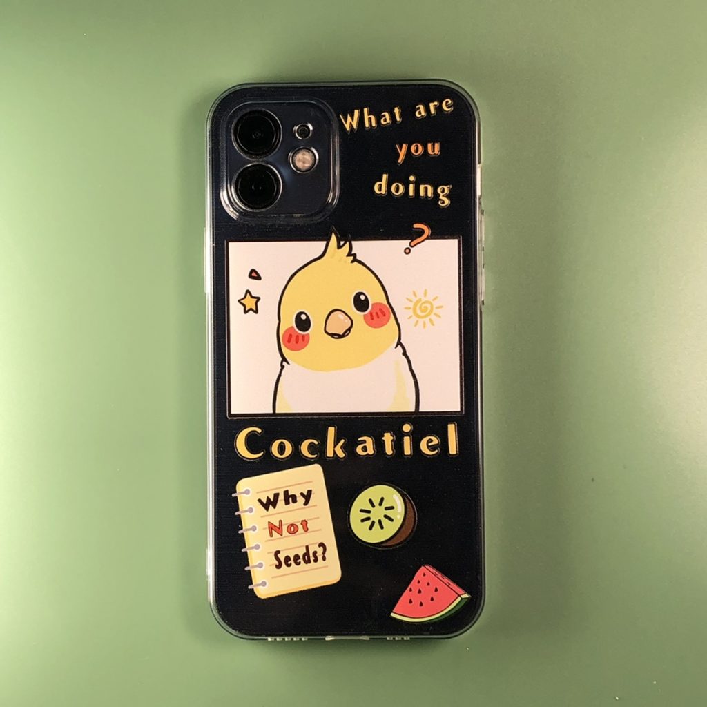 Cute Parrot Phone Case Cockatiel iPhone Case Samsung Case (5)