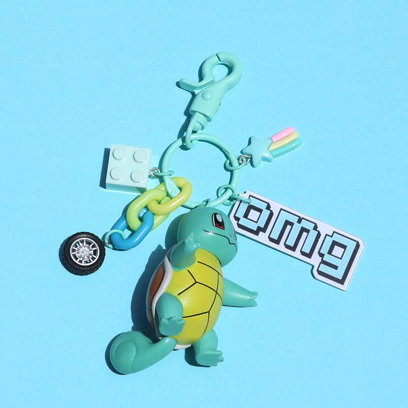 Cute Pokemon Keychain Wristlet Lanyard Kawaii Pokemon Accessories (6)