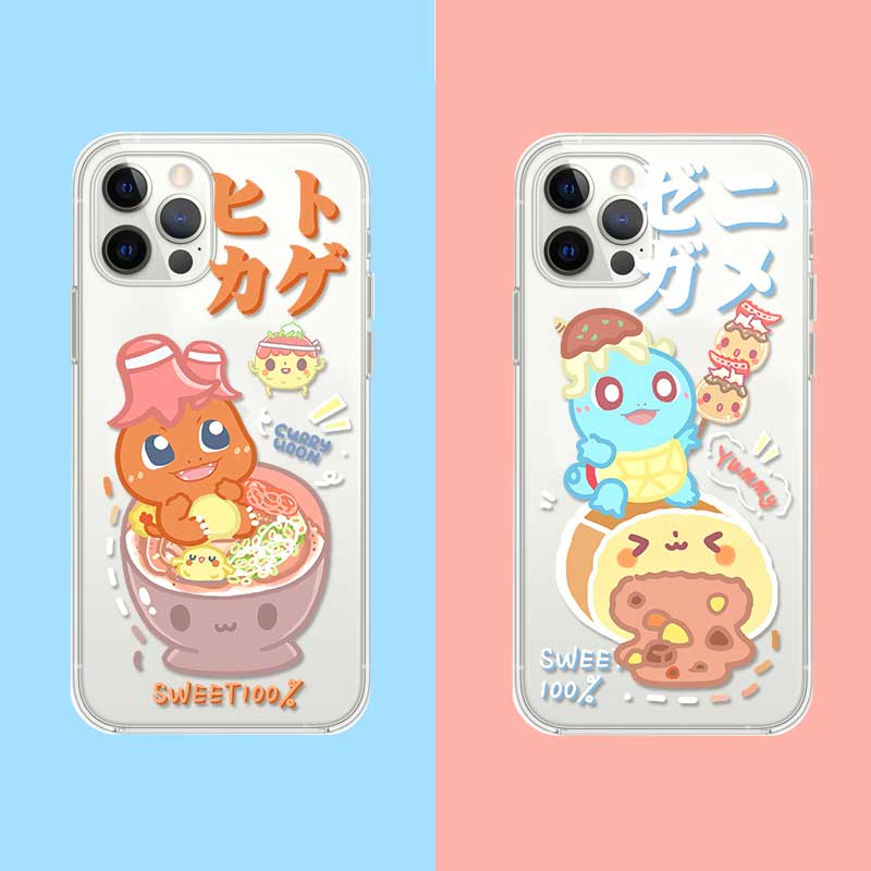 Cute Pokemon Samsung S21 Case Transparent Pikachu samsung galaxy S21 ultra OnePlus gengar pikachu (4)