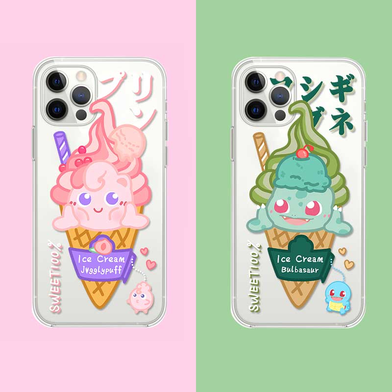 Cute Pokemon Samsung S21 Case Transparent Pikachu samsung galaxy S21 ultra OnePlus gengar pikachu (5)