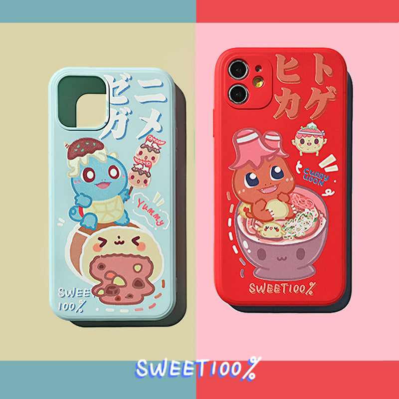 Cute Pokemon iPhone Case Kawaii Pokemon Art Gift for Pokemon Lovers iPhone 12 11 Pro Max XS XR (4)