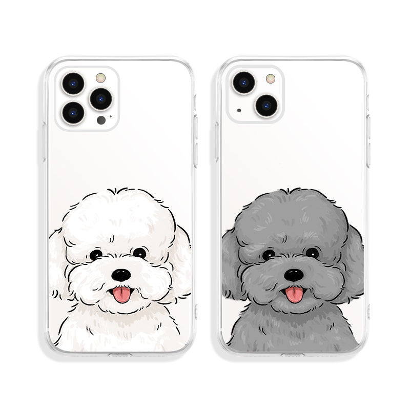 Cute Poodle Phone Case with Protection