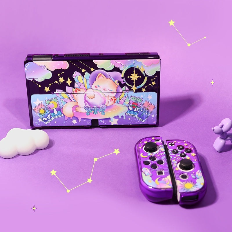 Cute Purple Switch OLED Case