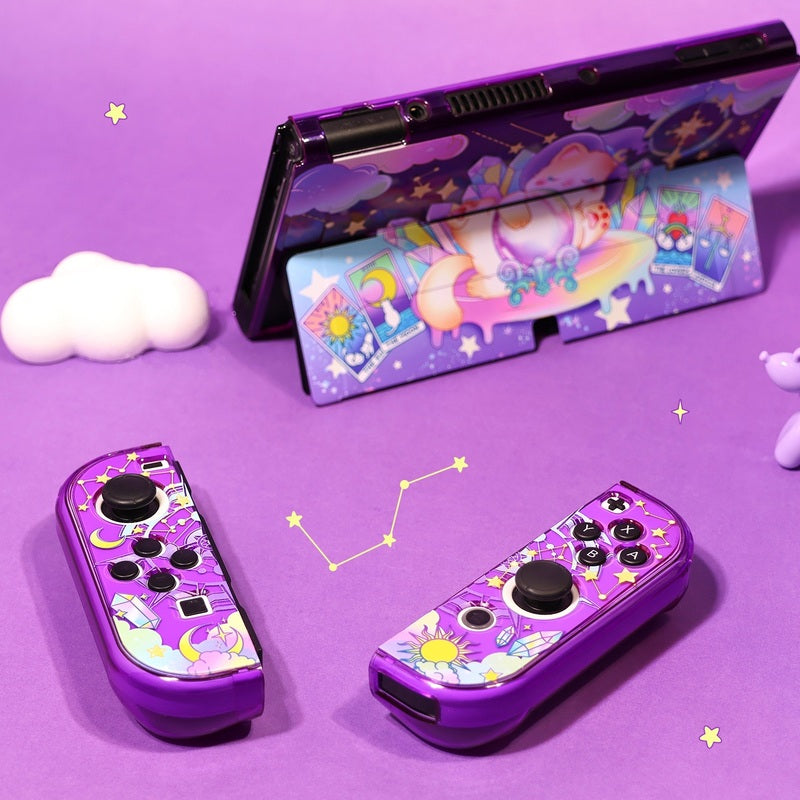 Cute Purple Switch OLED Case