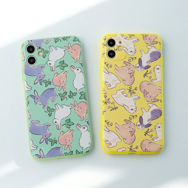 Cute Rabbit Matching Phone Case Couple Phone Cases (4)
