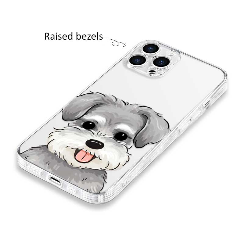 Cute Schnauzer Phone Case with Protection