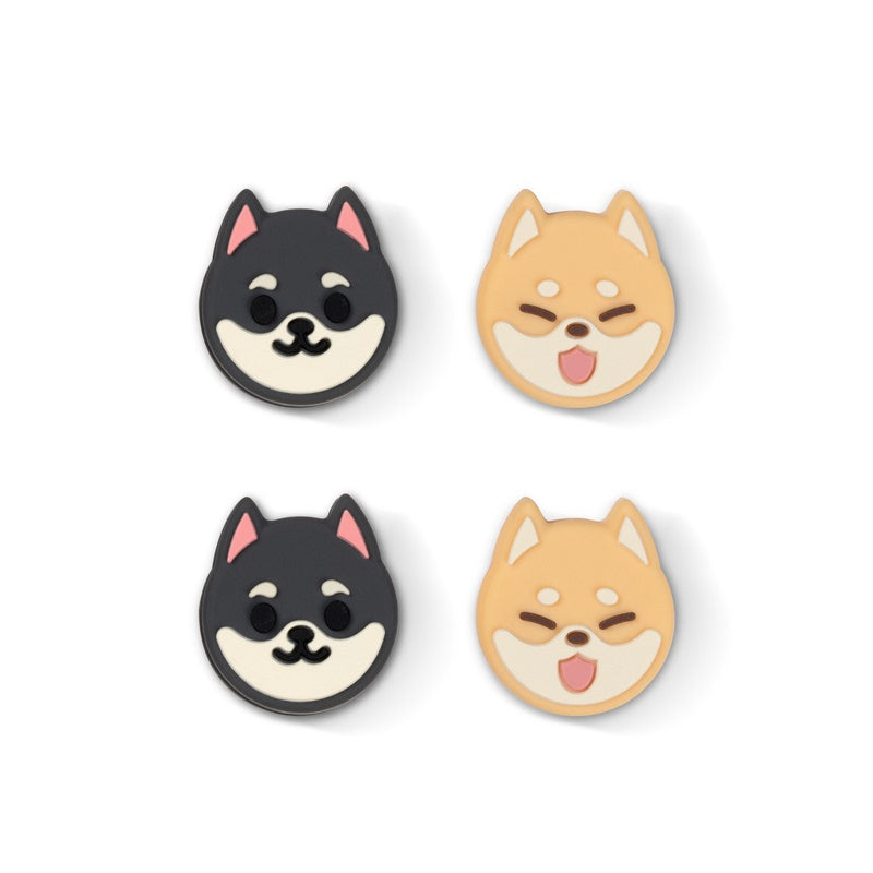 Cute Shiba Dog Switch Thumb Grips Cute Animal Joystick Caps Dog Switch Accessories