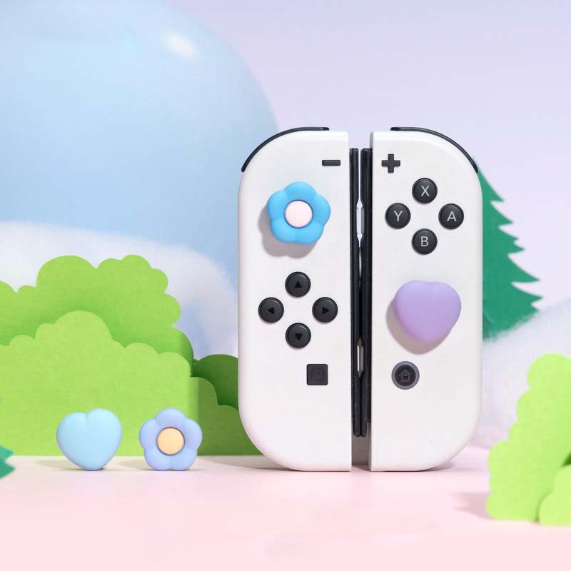 Cute Silicone Switch Thumb Grips Switch Lite OLED Joystick Caps (3)