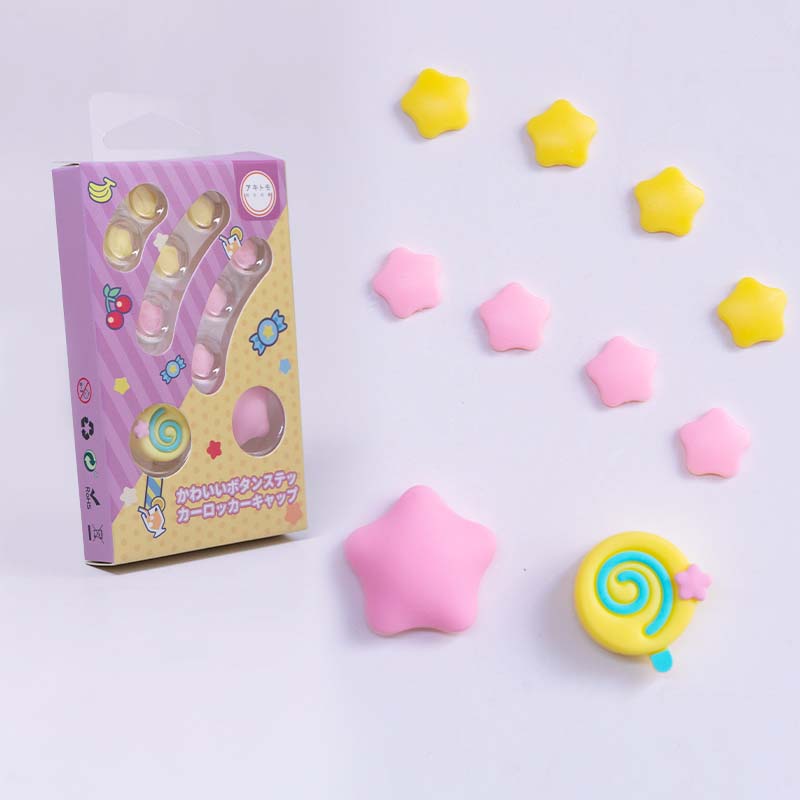 Cute Stars Switch Button Caps for Switch OLED Lite Thumb Grips (1)