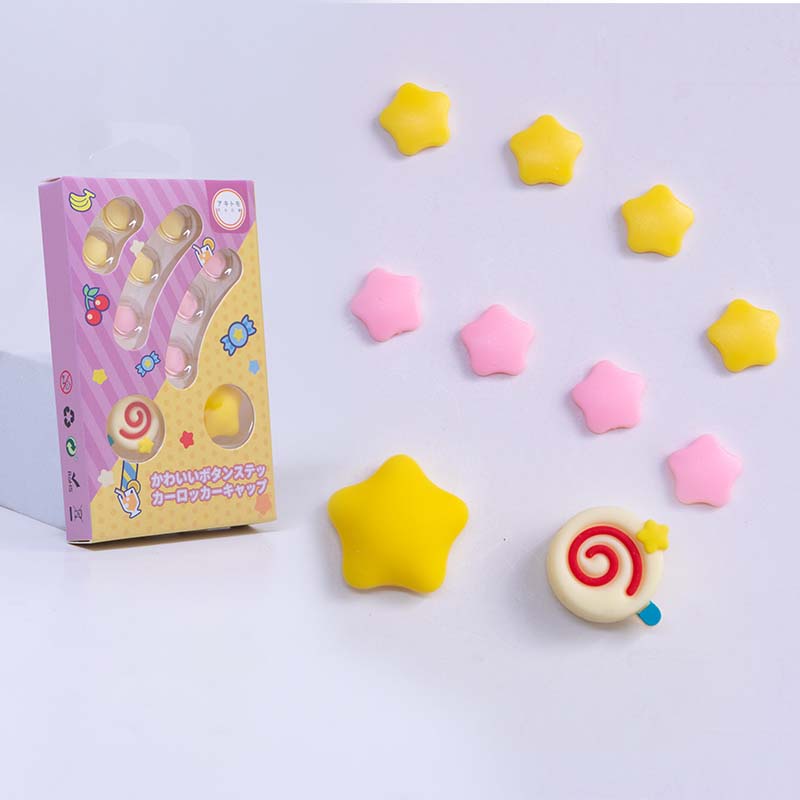 Cute Stars Switch Button Caps for Switch OLED Lite Thumb Grips (6)