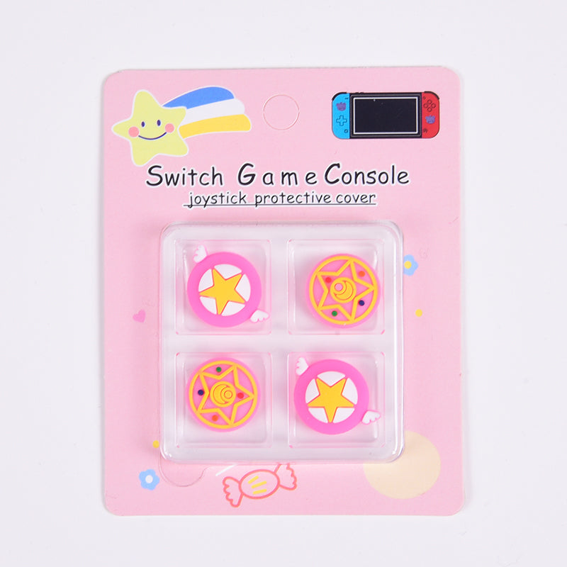 Cute Switch Joystick Caps Anime OLED Thumb Grips Kawaii Switch Accessories (6)