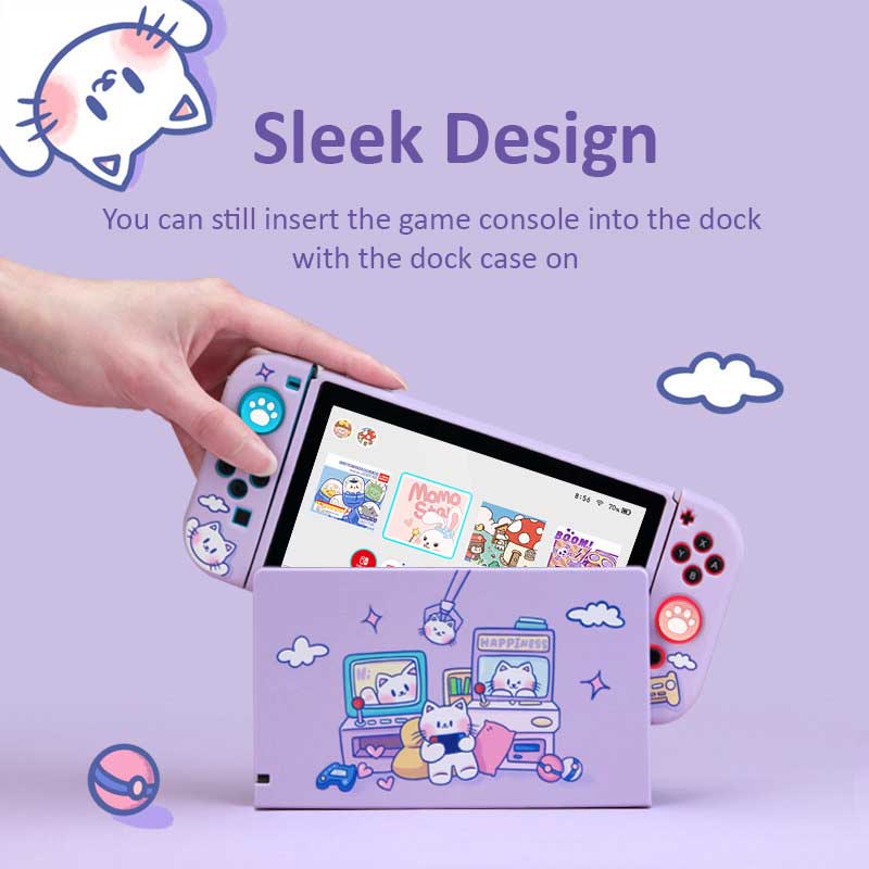 Cute Animal Design Switch Dock Cover