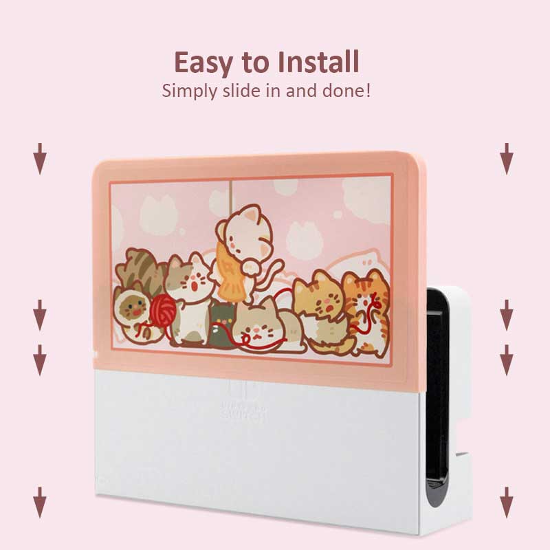 Cute Animal Design Switch Dock Cover