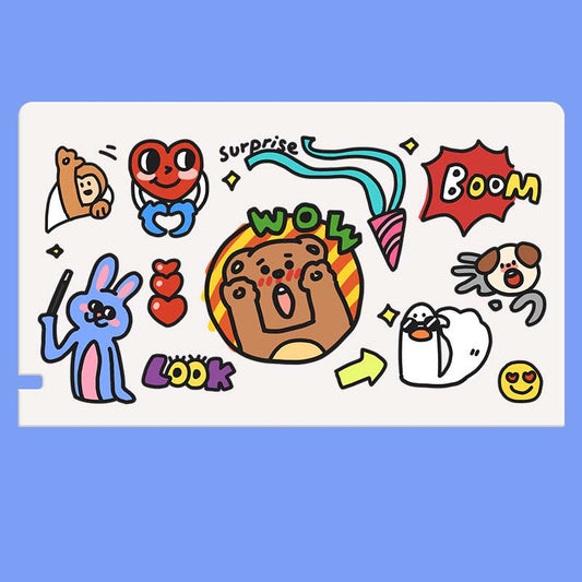 Cute Switch OLED Dock Case Pastel Switch Dock Cover for Nintendo Switch Dock Shell Case Cute Animal Switch Accessories (7)