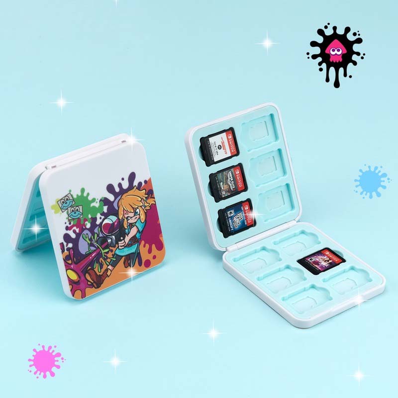 Splatoon x Zelda Game Case with 12 Slots