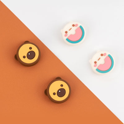 Cute Switch Thumb Grips Cute Animal Joystick Caps Kawaii Switch Accessories (3)