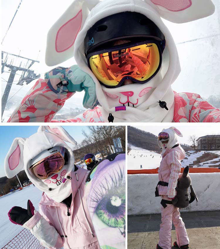 Animal Ski Balaclava with Adjustable Strap