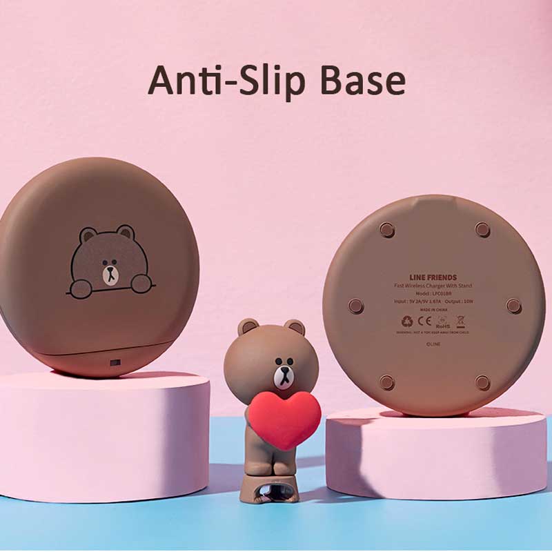 Cute Wireless Charger Stand for Qi-Devices