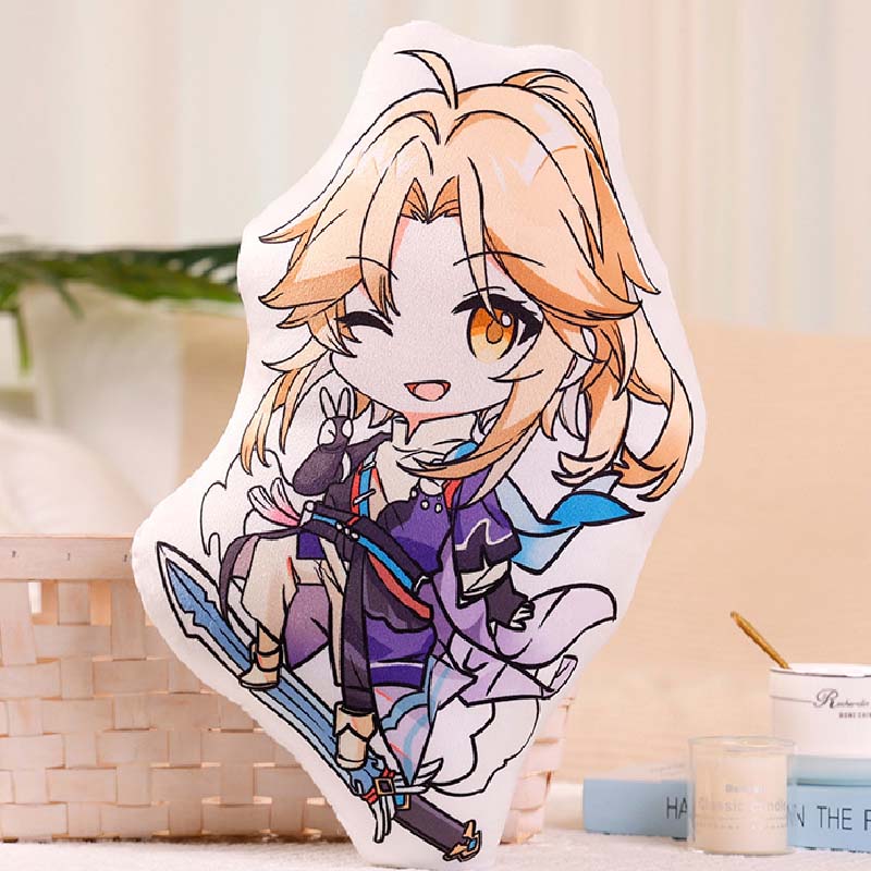 Cute Yanqing Honkai Star Rail Cushions Chibi Star Rail Fanart Throw Pillows (15)