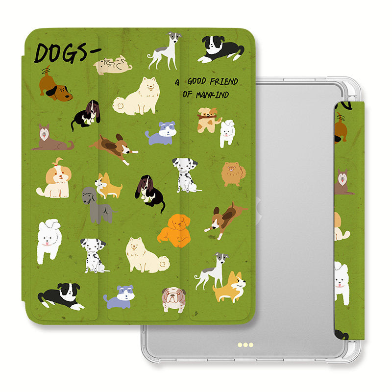 Cute dogs iPad Cases Animals iPad Air Cases Smart Folio Covers (5)