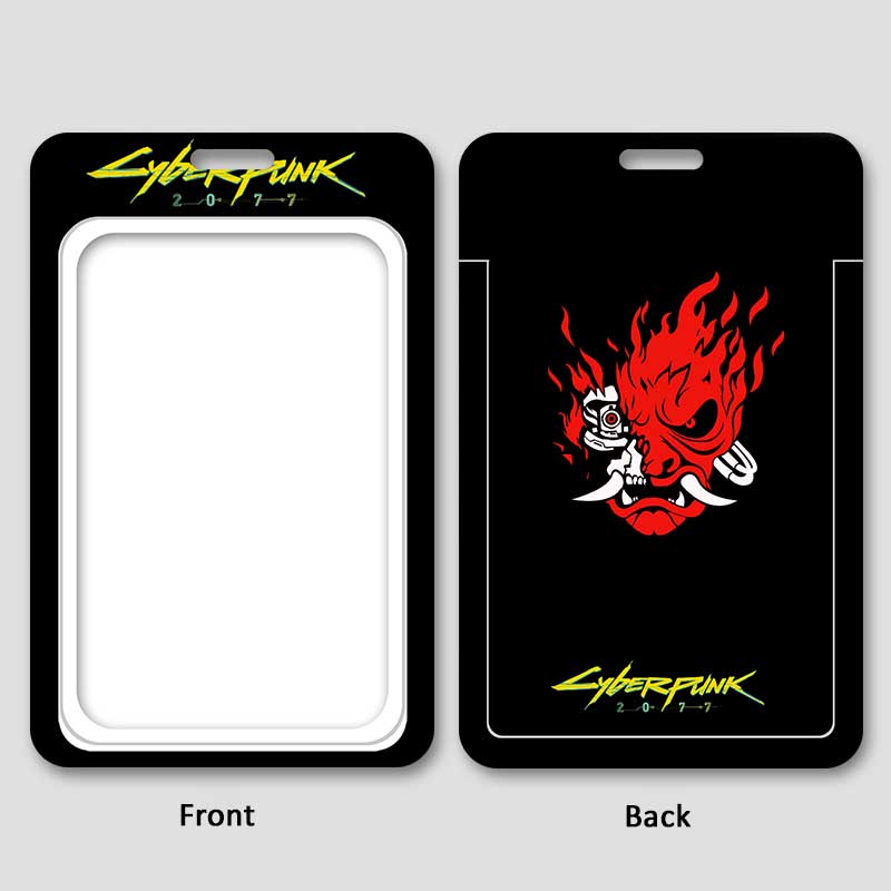 Cyberpunk 2077 Card Holders with Lanyard