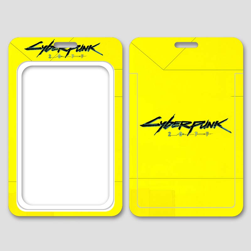 Cyberpunk 2077 Card Holder Sci-Fi Student Card Holders Cyberpunk Lanyard Necklace (6)