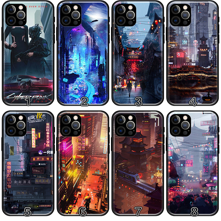 Sci-Fi TPU Phone Case with Camera Protection