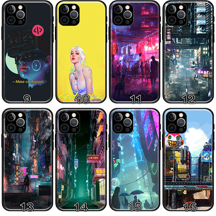 Sci-Fi TPU Phone Case with Camera Protection