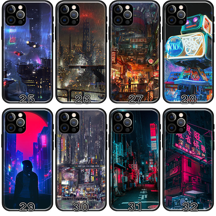 Sci-Fi TPU Phone Case with Camera Protection