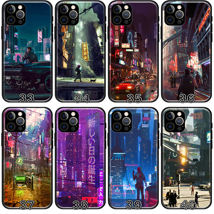 Sci-Fi TPU Phone Case with Camera Protection