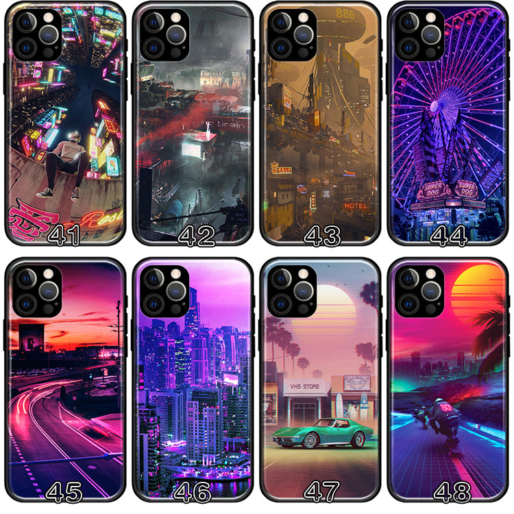 Sci-Fi TPU Phone Case with Camera Protection