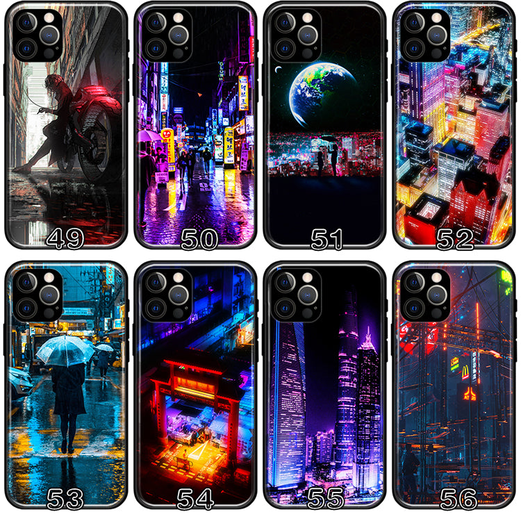 Sci-Fi TPU Phone Case with Camera Protection