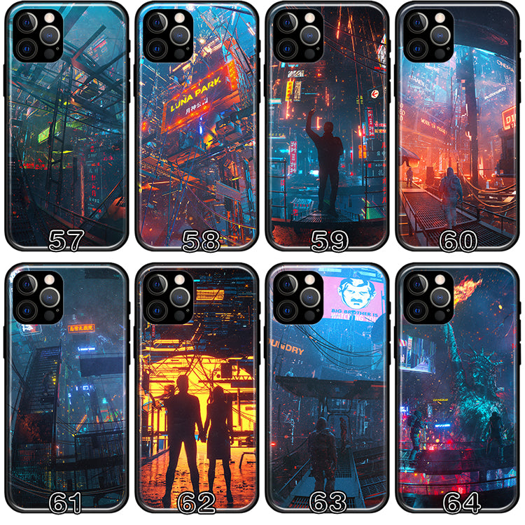 Sci-Fi TPU Phone Case with Camera Protection