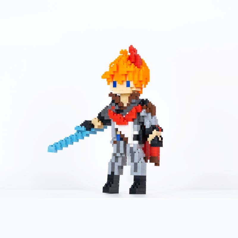 DIY Genshin Impact Childe Toy Figure Mini Building Blocks Tartaglia Genshin Impact Gifts (3)