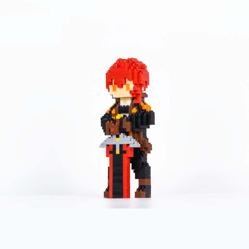 DIY Genshin Impact Diluc Toy Figure Mini Building Blocks Genshin Impact Gifts (8)