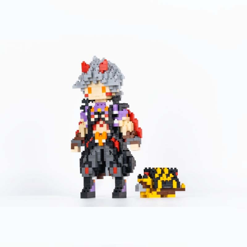 DIY Genshin Impact Itto Toy Figure Mini Building Blocks Genshin Impact Gifts (7)