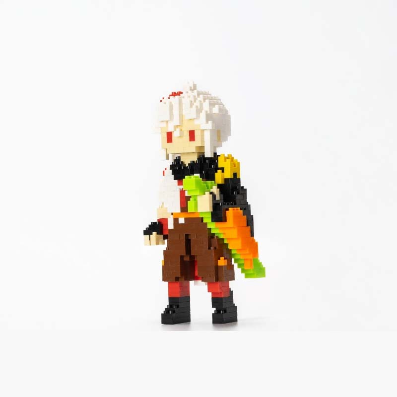 DIY Genshin Impact Kazuha Toy Figure Mini Building Blocks Genshin Impact Gifts kaedehara(2)