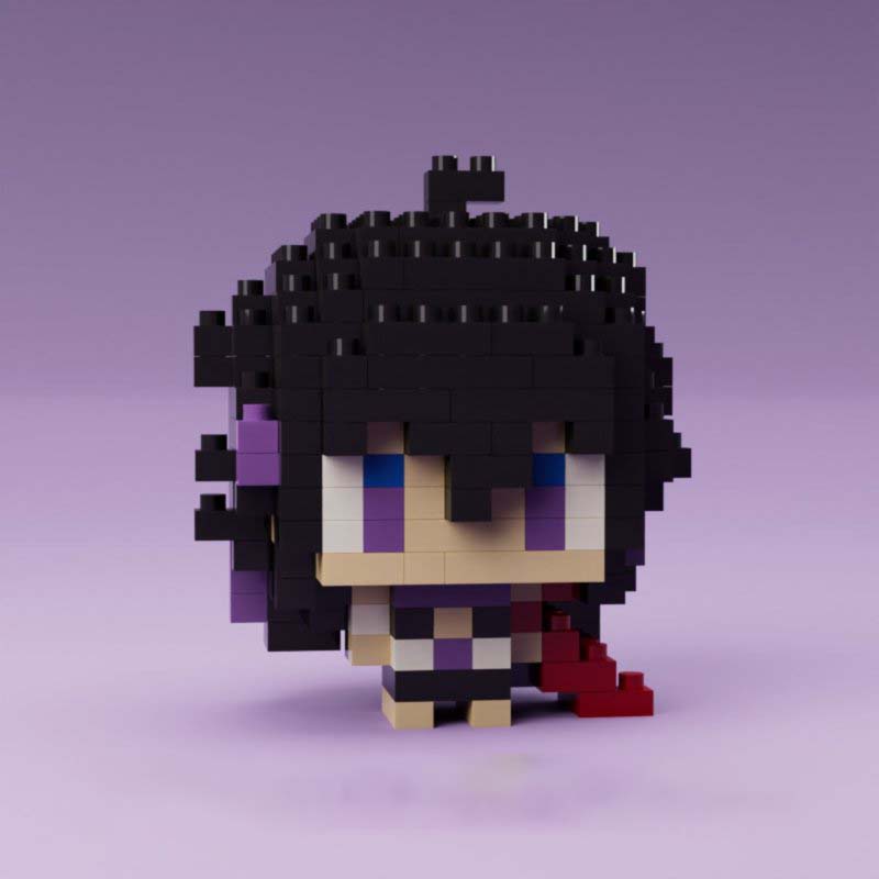 DIY Honkai Star Rail Building Blocks Game Room Decor Chibi Star Rail Seele Figure (1)