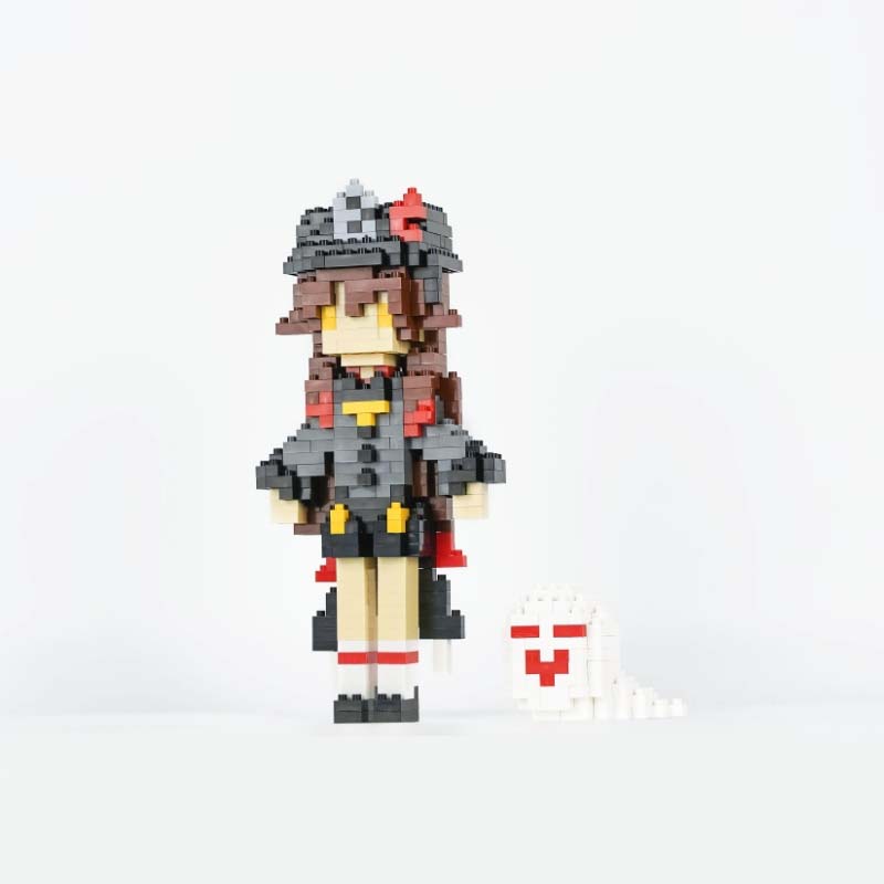 DIY Hu Tao Genshin Impact Toy Figure Mini Building Blocks Genshin Impact Gifts (6)