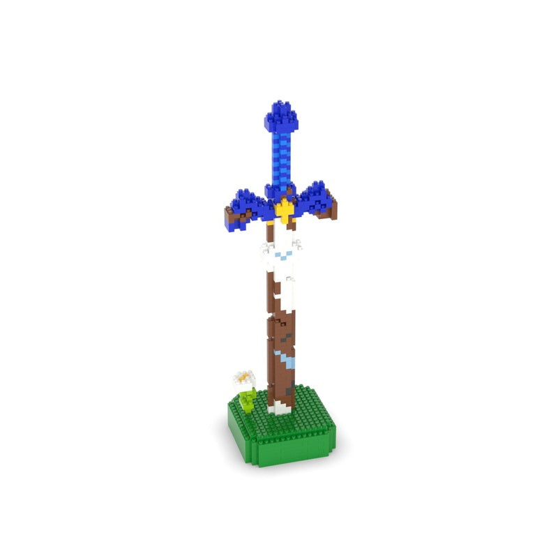 DIY Legend of Zelda Building Blocks Master sword BOTW Figure Mini Blocks Zelda Pixel Art Zelda Gifts (2)