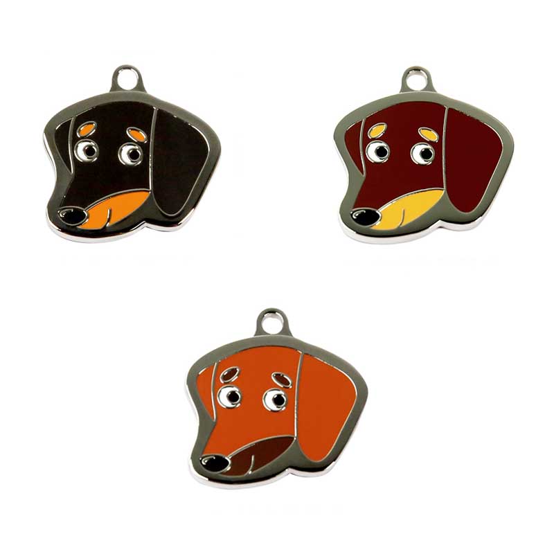 Dachshund Dog ID Tags with Engraving