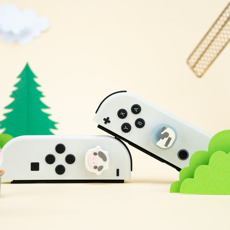 Dairy Cow Switch Joystick Caps: Cute, Comfortable, Compatible