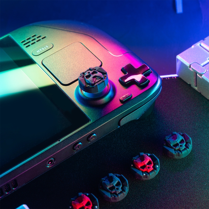 Skull Steam Deck Joystick Caps