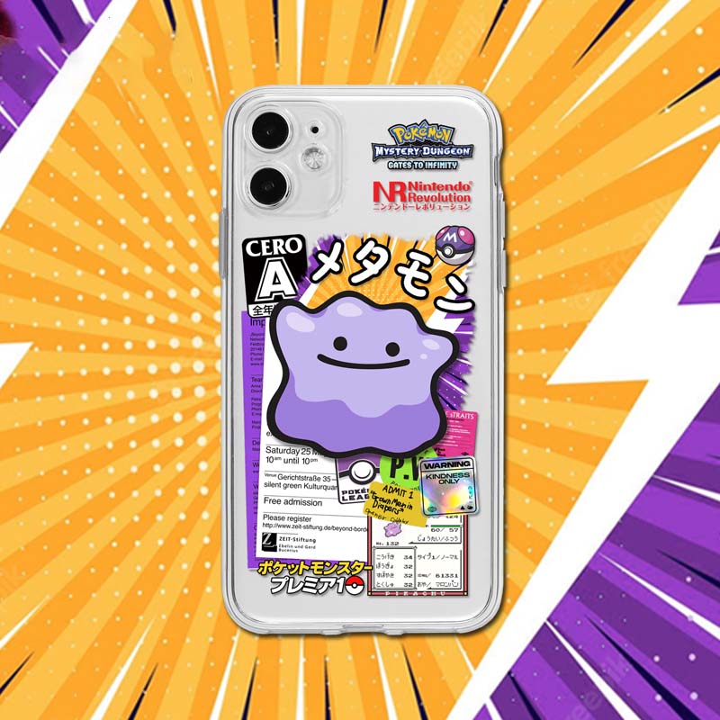Ditto Pokemon Phone Cases Pokemon Lover Gifts Cool Pokemon Merch