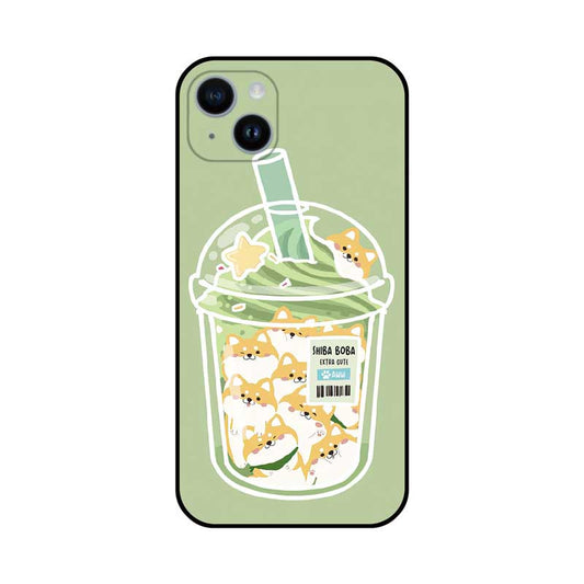 Dog Boba Phone Case Cute Puppy Bubble Tea iPhone Case Kawaii Food Art (2)