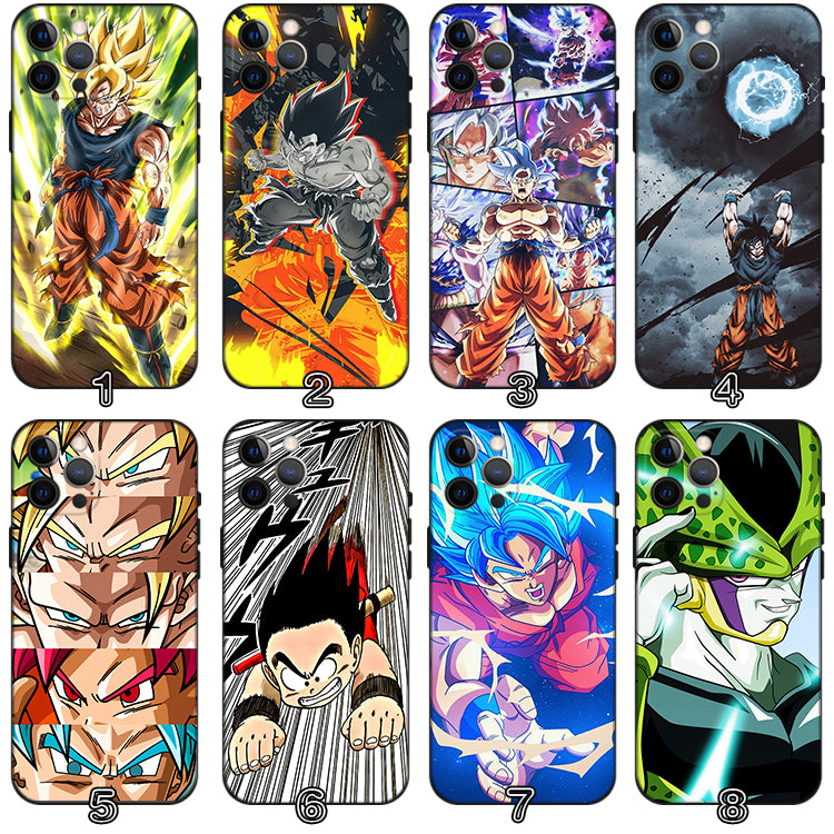Dragon Ball Phone Cases with Character Designs