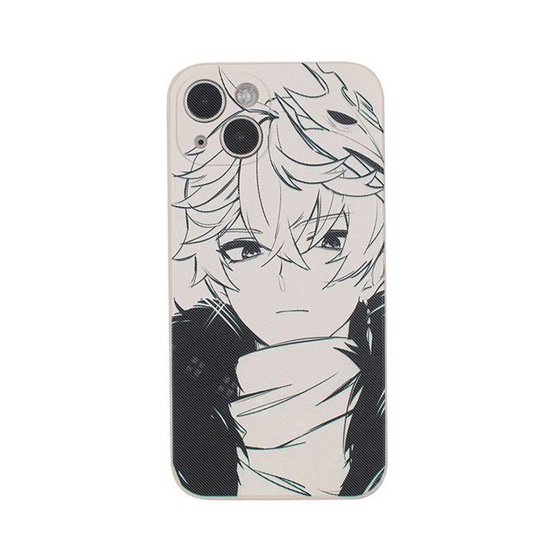 Drawings Genshin Impact Phone Case Childe Genshin Sketch Art tartaglia