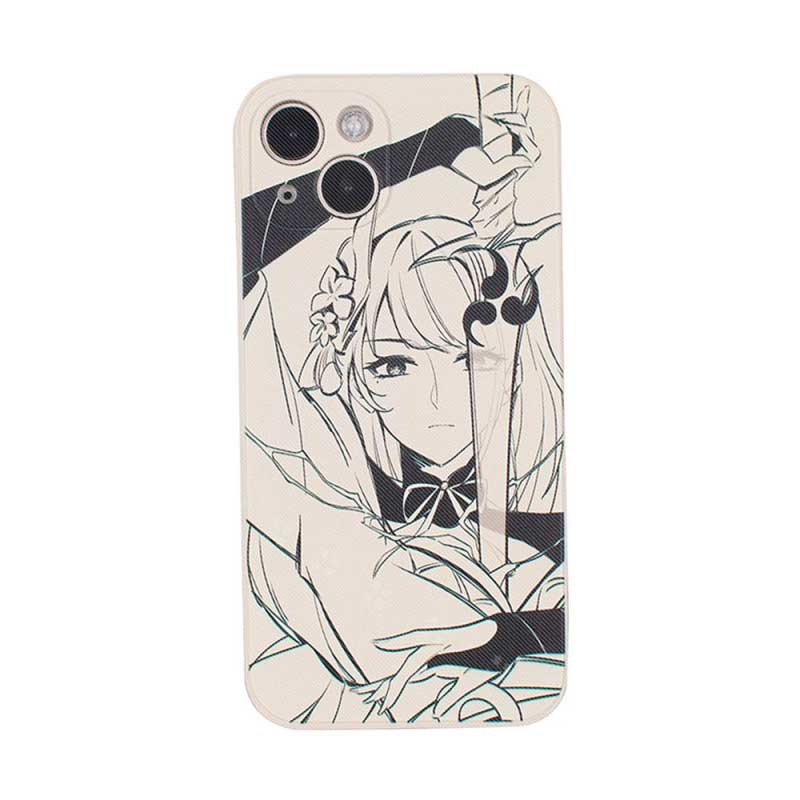 Drawings Genshin Impact Phone Case Raiden Shogun Genshin Sketch Art Ei Baal