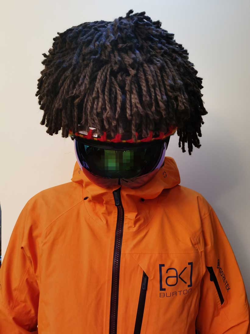 Helmet Rizz Dreadlocks Ski Helmet Cover