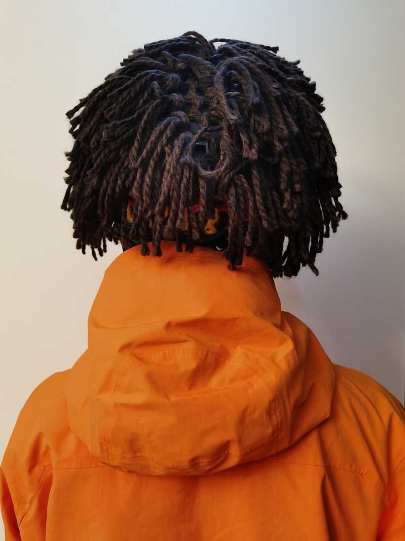 Helmet Rizz Dreadlocks Ski Helmet Cover